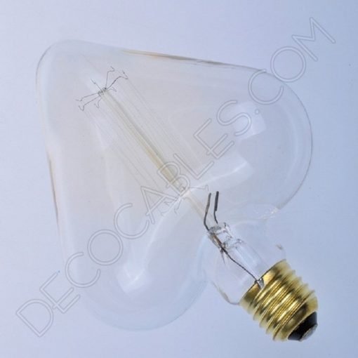 Bombilla Corazón de filamento de carbono modelo Edison E27