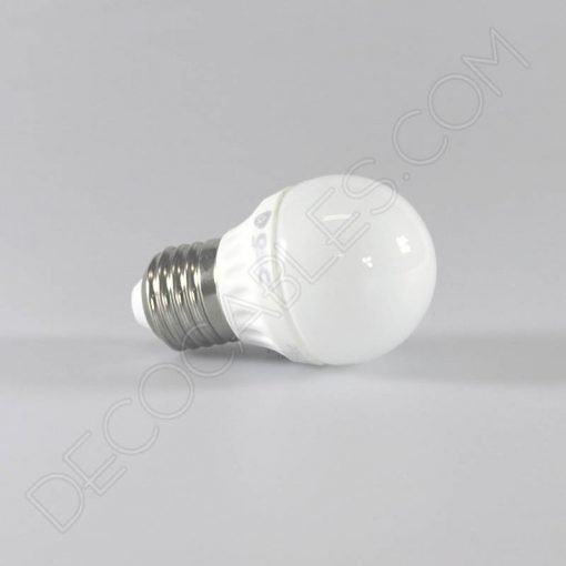 Bombilla Led esférica 4W E27 y E14 2 Bombilla esférica led E27