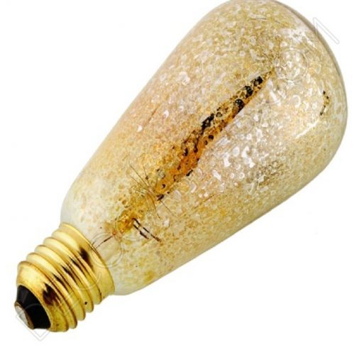 Bombilla Edison vintage pebetero Marconi 4 Bombilla Pebetero de filamento de carbono dorada modelo Marconi E27