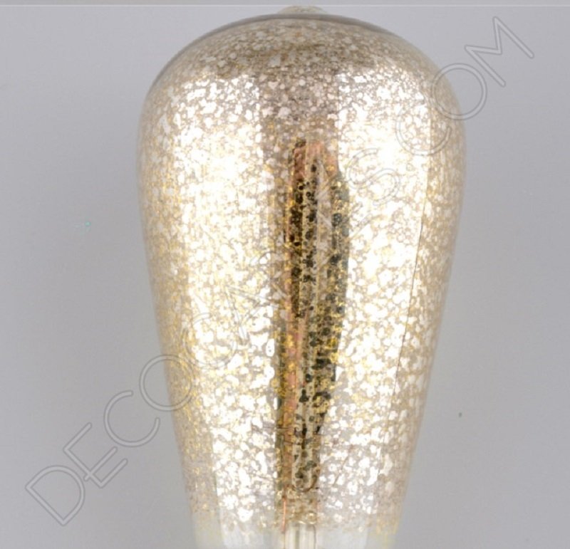 Bombilla Pebetero de filamento de carbono dorada modelo Marconi E27 Bombilla Pebetero de filamento de carbono dorada modelo Marconi E27