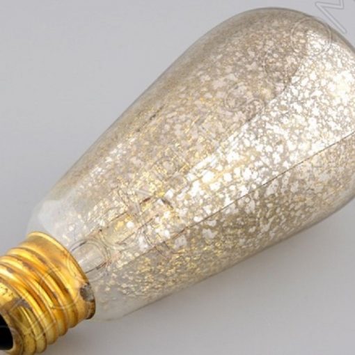 Bombilla Edison vintage pebetero Marconi 2 Bombilla Pebetero de filamento de carbono dorada modelo Marconi E27