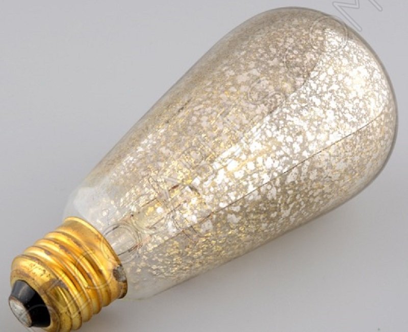 Bombilla Pebetero de filamento de carbono dorada modelo Marconi E27 Bombilla Pebetero de filamento de carbono dorada modelo Marconi E27