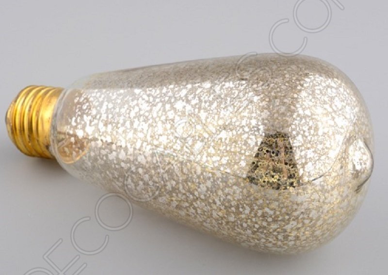 Bombilla Pebetero de filamento de carbono dorada modelo Marconi E27 Bombilla Pebetero de filamento de carbono dorada modelo Marconi E27