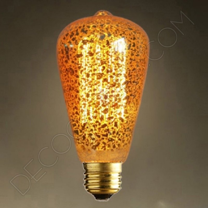 Bombilla Pebetero de filamento de carbono dorada modelo Marconi E27 Bombilla Pebetero de filamento de carbono dorada modelo Marconi E27