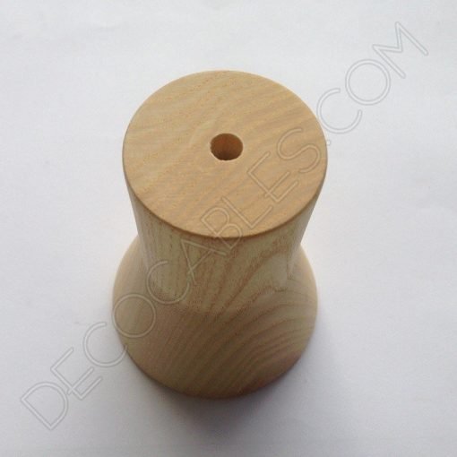 Cubre portalámparas madera foco 3 Cubre portalamparas exterior en madera decorativo modelo foco