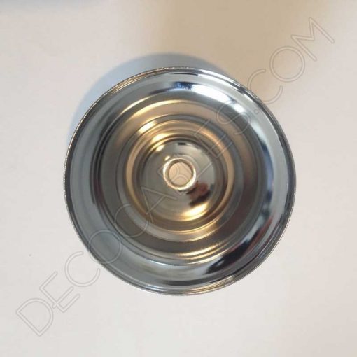 Florón Metálico para Lámpara (Varios colores) 8 Florón para lámpara cromado