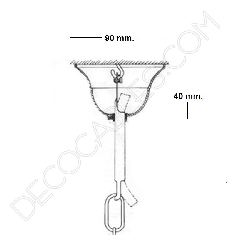 Florón para lámpara Florón para lámpara