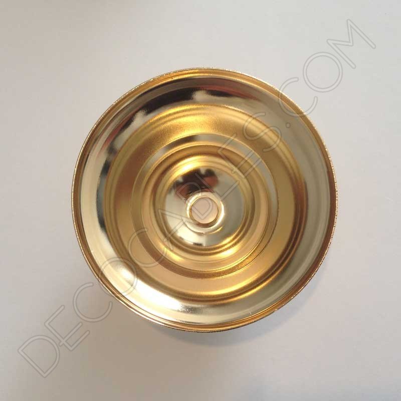 Florón para lámpara dorado Florón para lámpara dorado