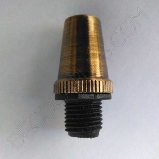 Presa cables metálicos color anticuario