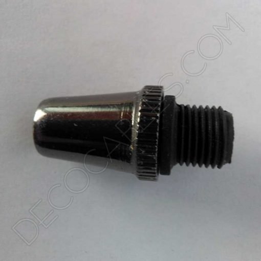 Presa cables metálicos en color negro