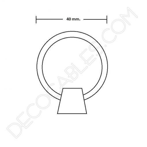 Anilla Metálica Grande para colgar Lámparas (Varios colores) 7 Anilla Metálica Grande para colgar Lámparas (Varios colores) 2