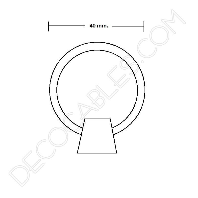 Anilla metálica para lámparas Anilla Metálica Grande para colgar Lámparas (Varios colores) 1