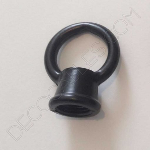 Anilla Metálica Pequeña para colgar Lámparas (Varios colores) 2 Asas para lámparas en color negro