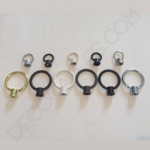 Asas para lámparas en varios colores