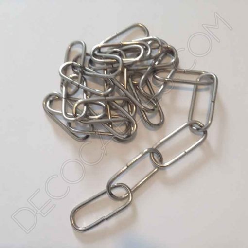 Cadena Metálica para Lámpara (Varios colores) 11 Cadenas para lámparas cromadas