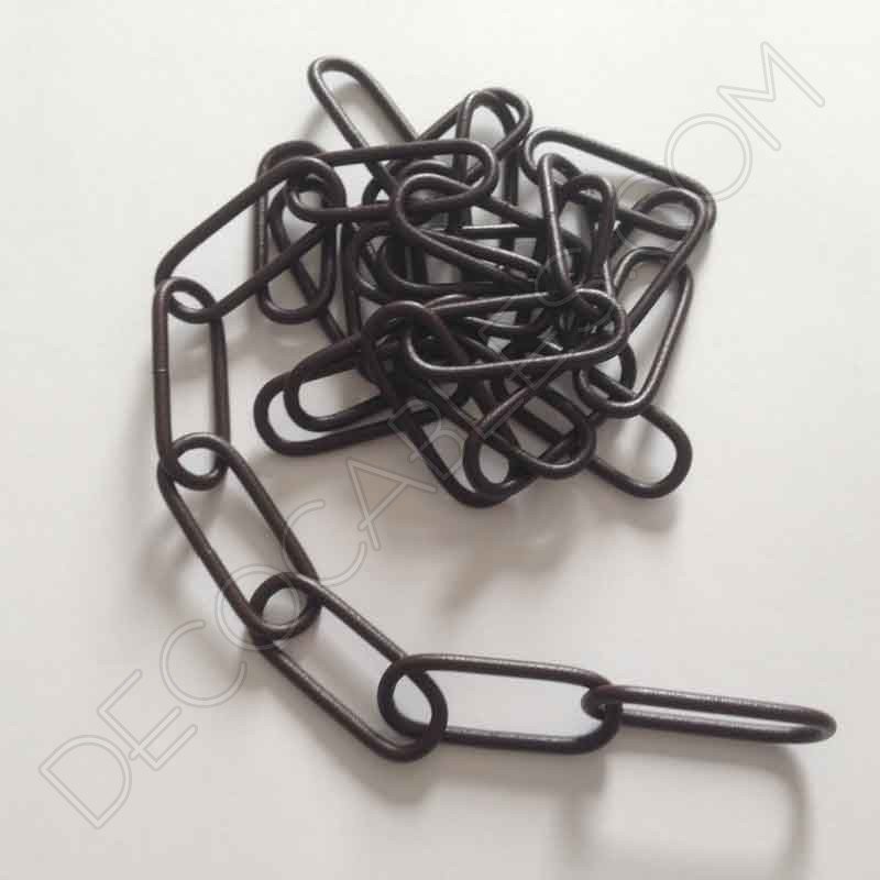 Cadenas para lámparas color marrón Cadenas para lámparas color marrón