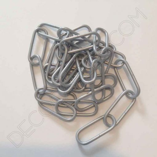 Cadena Metálica para Lámpara (Varios colores) 3 Cadenas para lámparas color plata