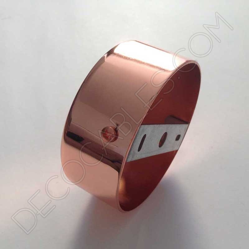 Soporte florón de techo para lámpara cobre de 6 salidas Soporte florón de techo para lámpara cobre de 6 salidas