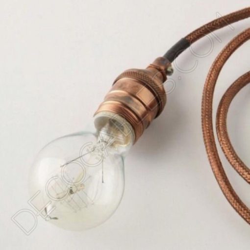 Cable eléctrico metálico en color cobre