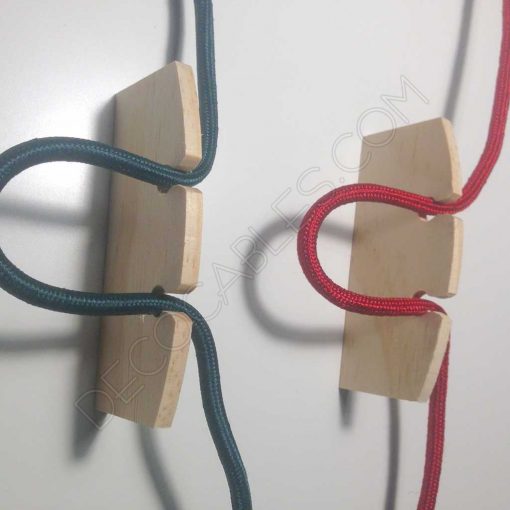 Regulador de altura para lámparas (madera) 3 Regulador de altura para cable de lámparas en madera