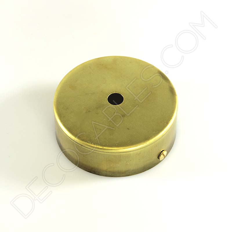 Soporte florón de techo para lámpara de 1 salida color oro viejo Soporte florón de techo para lámpara de 1 salida color oro viejo