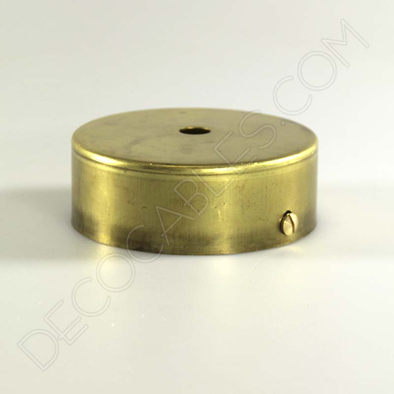 Soporte florón de techo para lámpara de 1 salida color oro viejo Soporte florón de techo para lámpara de 1 salida color oro viejo