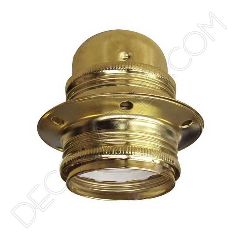 Portalámparas para pantalla metálico dorado Portalámparas para pantalla metálico dorado