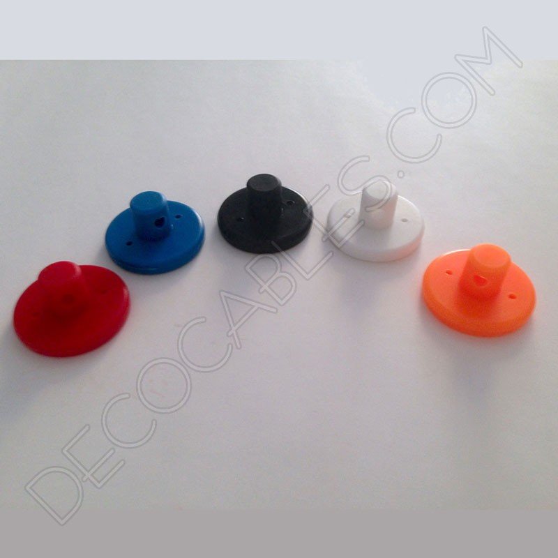 Sujeción de silicona para cables en varios colores Sujeción de silicona para cables en varios colores