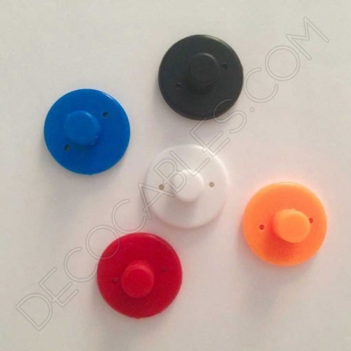 Sujeción de silicona para cables en varios colores