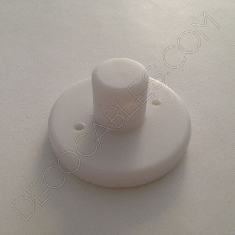 Sujeción de silicona para cables en color blanco Sujeción de silicona para cables en color blanco