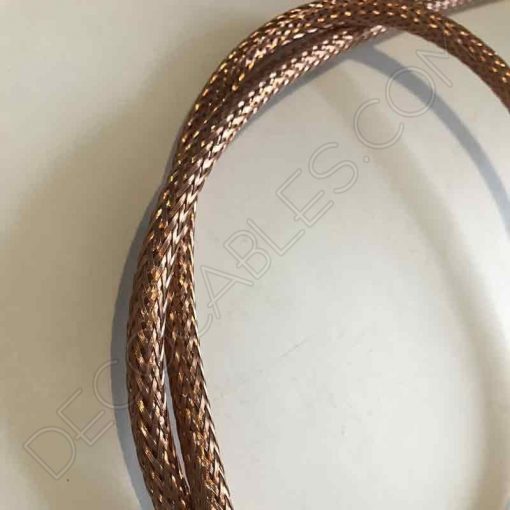 Cable eléctrico forrado de malla metálica 2x0.75 (Cobre) 5 Cable malla metálica cobre