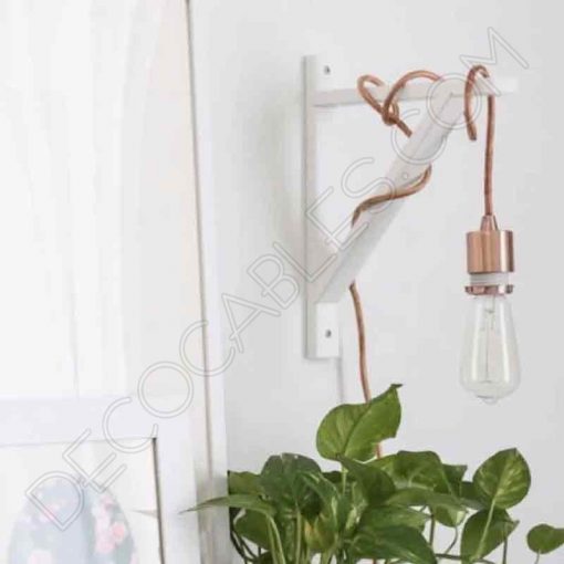 Cable eléctrico forrado de malla metálica 2x0.75 (Cobre) 3 Cable malla metálica cobre