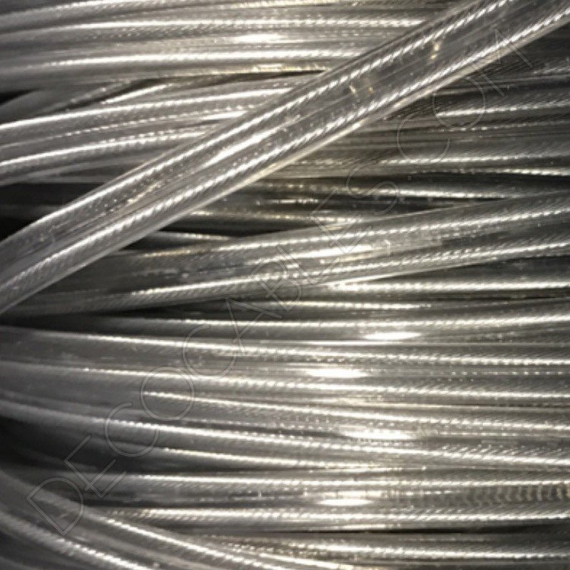 Cable eléctrico de silicona transparente Cable eléctrico de silicona transparente