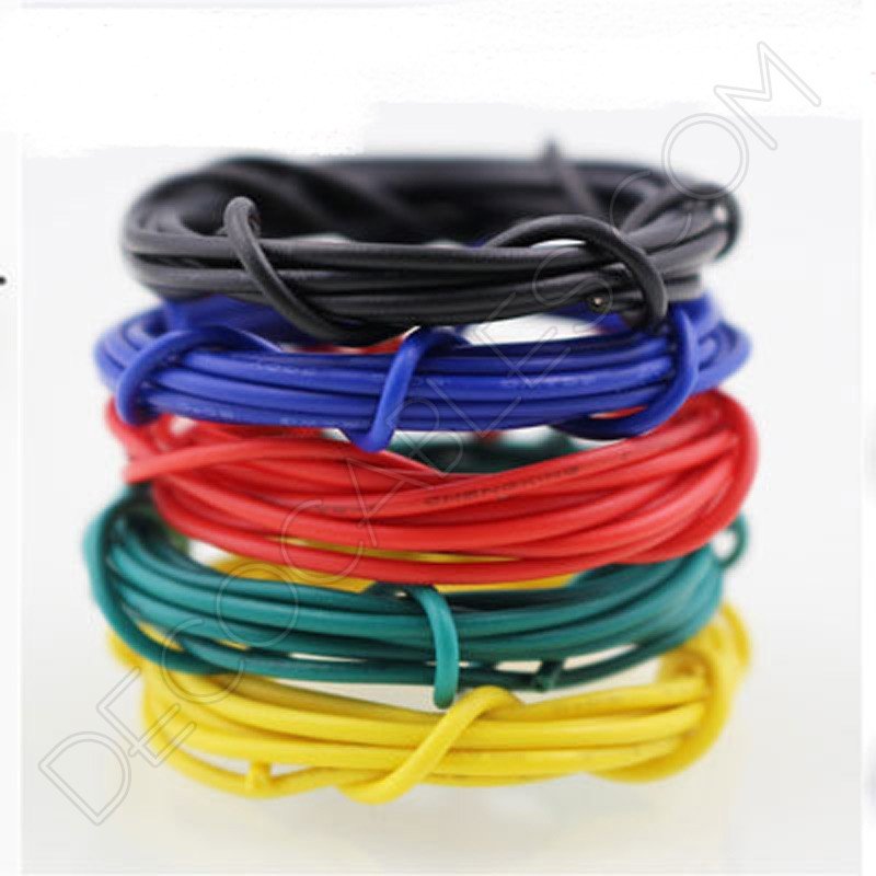 Cable eléctrico de silicona varios colores Cable eléctrico de silicona varios colores