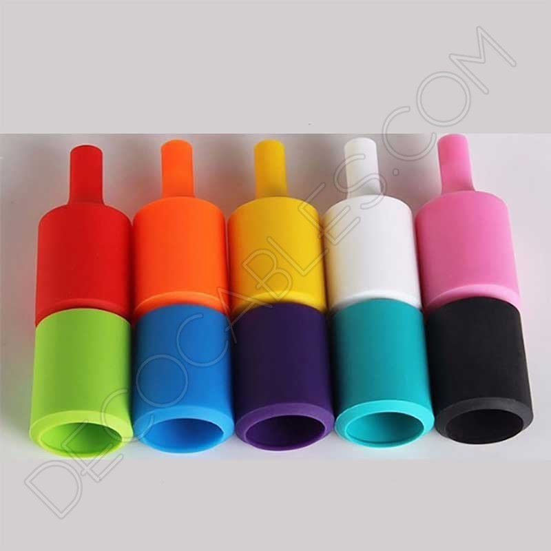 Portalámpara de silicona varios colores Portalámpara de silicona varios colores