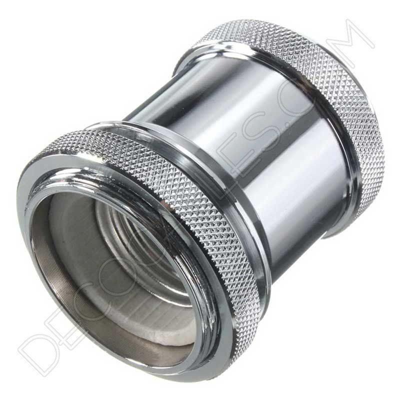 Portalámparas vintage metálico para pantalla serie Oro varios color Cromado Portalámparas vintage metálico para pantalla serie Oro varios color Cromado