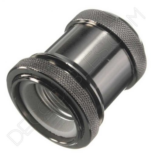 Portalámparas vintage metálico serie Oro 15 Portalámparas vintage metálico para pantalla serie Oro varios color Negro Perla