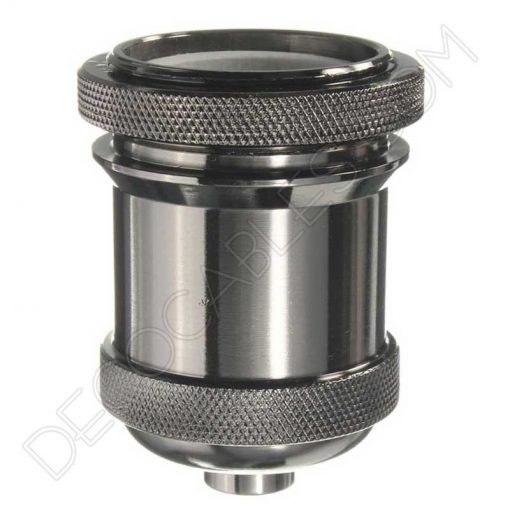 Portalámparas vintage metálico serie Oro 14 Portalámparas vintage metálico para pantalla serie Oro varios color Negro Perla