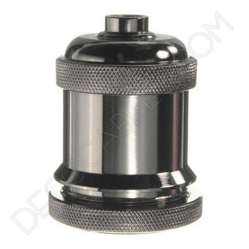 Portalámparas vintage metálico serie Oro 13 Portalámparas vintage metálico para pantalla serie Oro varios color Negro Perla