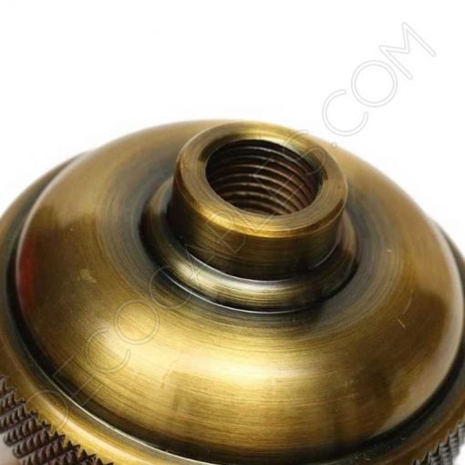 Portalámparas vintage metálico serie Oro 10 Portalámparas vintage metálico para pantalla serie Oro varios color oro envejecido