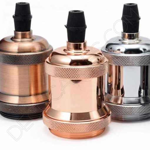 Decocables. Tienda de cables, de bombillas y de lámparas 70 Portalámparas y casquillos