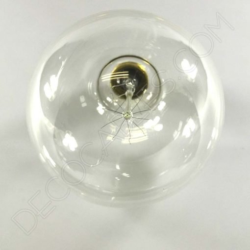 Bombilla Edison vintage globo filamento de carbono 4 Bombilla Edison Globo filamento de carbono rayado