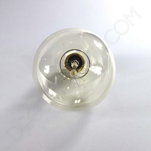 Bombilla Edison Globo filamento de carbono rayado