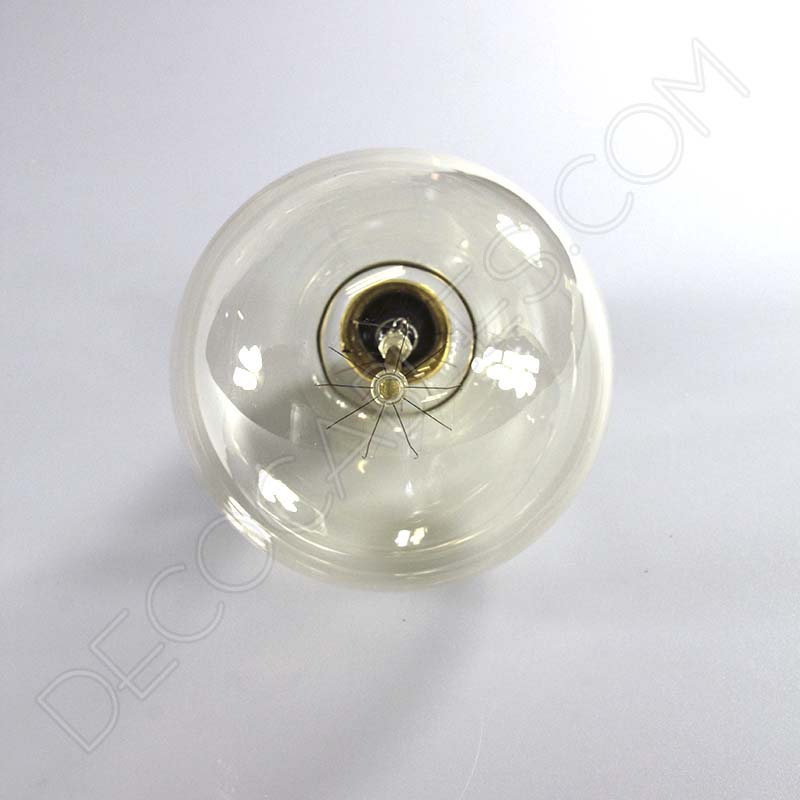 Bombilla Edison Globo filamento de carbono rayado Bombilla Edison Globo filamento de carbono rayado