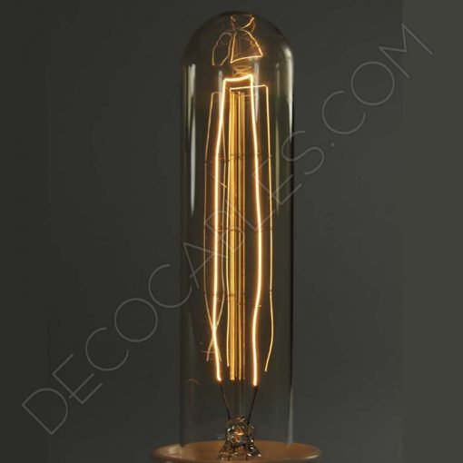 Bombilla Edison tubular decorativa casquillo E27