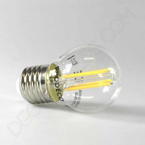 Bombilla de filamento led esférica casquillo E27