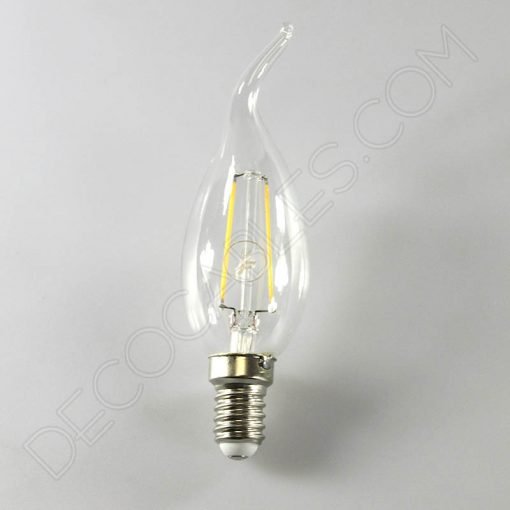 Bombilla Vela Pico de filamento led casquillo E14