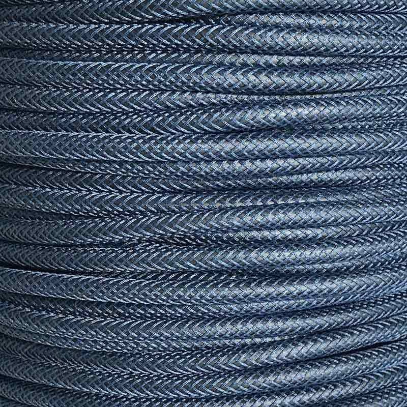 Cable eléctrico efecto cuero azul oscuro Cable eléctrico efecto cuero azul oscuro