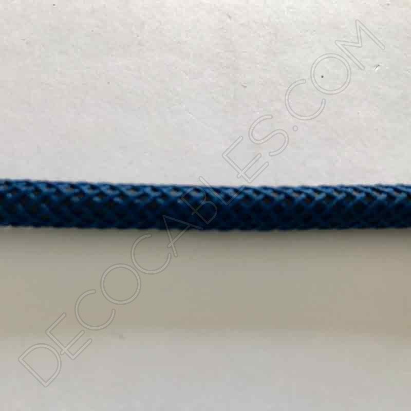 Cable eléctrico efecto cuero azul oscuro Cable eléctrico efecto cuero azul oscuro