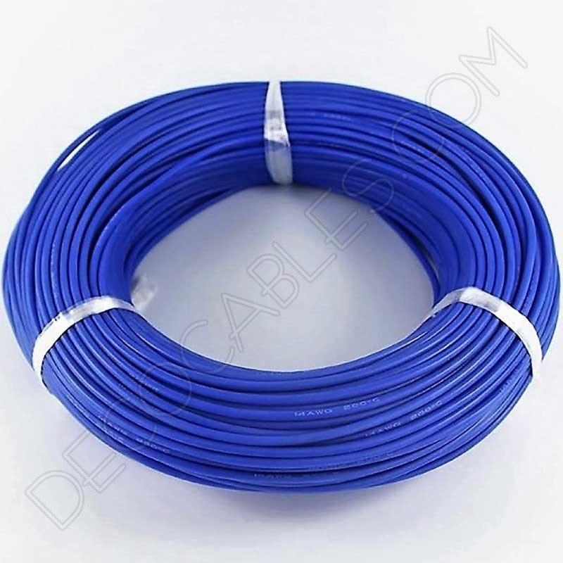 Cable eléctrico decorativo de silicona azul Cable eléctrico decorativo de silicona azul